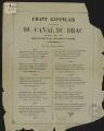 2 vues  - Chant gapençais à l\'occasion du canal du Drac par M. S. chanté sur le théâtre de Gap à la représentation du 21 août 1864 (ouvre la visionneuse)