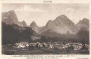 1 vue Lus-la-Croix-Haute (Drôme). Le hameau de la Jarjatte. Massif des Aiguilles et mont FerraudJullien, Gap