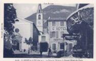 1 vue Saint-André-les-Alpes. La place de l'église et le Grand-Hôtel du ParcJoubert, Gap