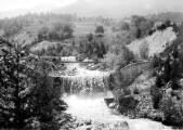 1 vue Torrent de Vachères, barrages n° 6 et 7 après la crue de Juillet 1911