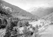 1 vue Torrent du Fournel. Crue des 27/28 Septembre 1928 - Erosion des berges à l'entrée de la vallée