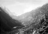 1 vue  - Crue des 27/28 Septembre 1928 - Le torrent du Fournel à l\'amont et à l\'aval de La Salce - Rive gauche dénudée (ouvre la visionneuse)