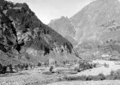 1 vue  - Torrent du Tourond en face du village des Borels après la crue du 28 Septembre 1928 (ouvre la visionneuse)