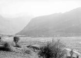 1 vue  - Rivière du Drac, crue du 28 Septembre 1928 entre le village des Borels et le pont des Eyrauds (ouvre la visionneuse)