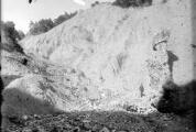 1 vue Torrent de Vallauria, dépôts laissés sur les atterrissements du barrage n° 1 bis