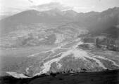 1 vue  - Torrent de Boscodon après la crue du 8 Août 1951 - Vue prise de Puy-Sanières (ouvre la visionneuse)