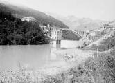 1 vue  - Excursion avec l\'École normale d\'instituteurs – Pont au barrage du Sautet (ouvre la visionneuse)
