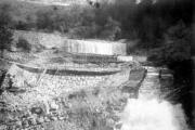 1 vue  - Torrent de Vachères, barrage n° 3 bis - Radier en reconstruction (ouvre la visionneuse)