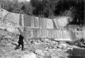 1 vue Torrent de Vachères, barrage n° 4 et son contre-barrage