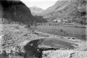 1 vue Torrent du Tourrond et les Fermonds. Pont sur le Drac détruit par les crues des 25/28 Septembre 1928