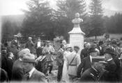 1 vue Col du Labouret, buste de Prosper Demontzey. Inauguration