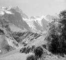 1 vue  - Les glaciers de la Meije et du Rateau, vue prise de Villar-d\'Arène (ouvre la visionneuse)