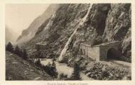1 vue Route du Lautaret. Tunnels et cascadesMartinotto, Grenoble