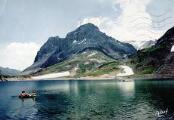 1 vue Les Hautes-Alpes touristiques. Plaisir du canotage sur nos lacs de haute montagneAirel, Briançon