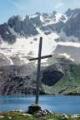 1 vue  - Le lac Sainte-Anne et la croix des MissionsEd. des Arts Graphiques, Toulon (ouvre la visionneuse)