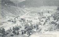 1 vue Chasseurs alpins en manœuvres. Grand'halte aux châlets de Ayes (Briançonnais)Eug. Robert, Grenoble