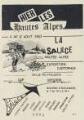 1 vue  - Exposition cartophile à la Saulce. \'Hier, les Hautes-Alpes ; du 4 au 12 août 1983Club Cartophile des Hautes-Alpes (ouvre la visionneuse)