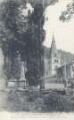 1 vue Place de l'église et Monument aux Morts (1914-1918)Mlle Joubert, Gap