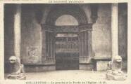 1 vue Le porche et la porte de l'égliseA. Mollaret, Grenoble