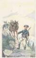 1 vue  - Dessin de deux chasseurs alpins en montagne (ouvre la visionneuse)