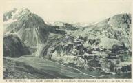 1 vue Haute-Maurienne. Les lacets du Galibier. A gauche : le Grand Galibier (3229 m). La Meije (fond)A. Mollaret, Grenoble