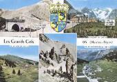 1 vue Les grands cols des Hautes-Alpes (Galibier, Lautaret, Vars, Izoard et Montgenèvre). Cinq vues en médaillonCombier, Macon