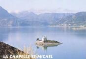 1 vue Lac de Serre-Ponçon. Près de Prunières, la chapelle Saint-MichelImages des 4 saisons, Savines