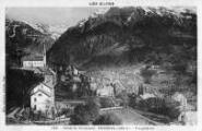 1 vue  - Vue générale - au fond, gorges de Prapic et montagne de ChabrièresAndreis et Mlle Joubert (Gap) (ouvre la visionneuse)