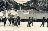 1 vue  - Concours internationnal de ski à Montgenèvre - Les chasseurs alpinsV. Fournier (Gap) (ouvre la visionneuse)