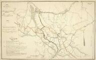 1 vue  - Frontières avec l\'Italie : carte indiquant la route de Briançon aux forts d\'Issois. (ouvre la visionneuse)