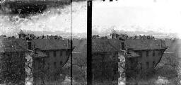 1 vue  - Belledonne vu de la fenêtre de Narcisse ALIXANT rue Docteur Mazet (ouvre la visionneuse)