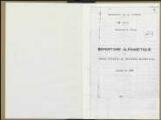 12 vues Répertoire alphabétique des hommes inscrits aux registres matricules de la subdivision de Gap, classe 1939.